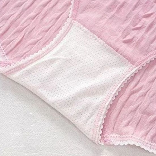 ショーツ ふんわりリボン付ハイウエストショーツ