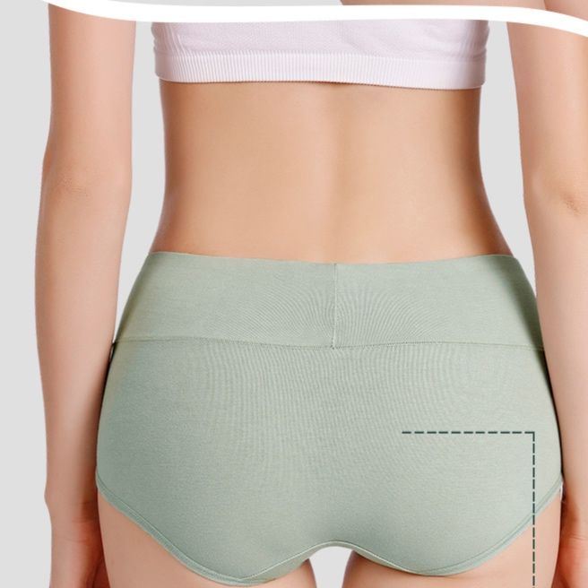 ショーツ 抗菌素材使用ハイウエストショーツ