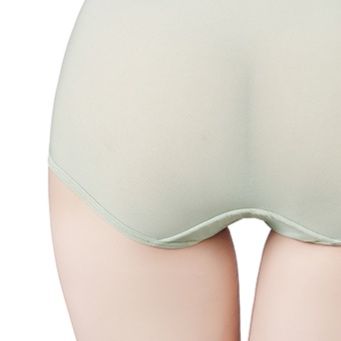 ショーツ 天然綿ハイウエストショーツ