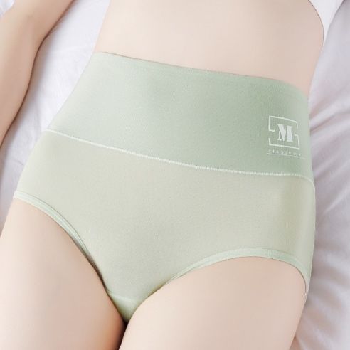 ショーツ 天然綿ハイウエストショーツ