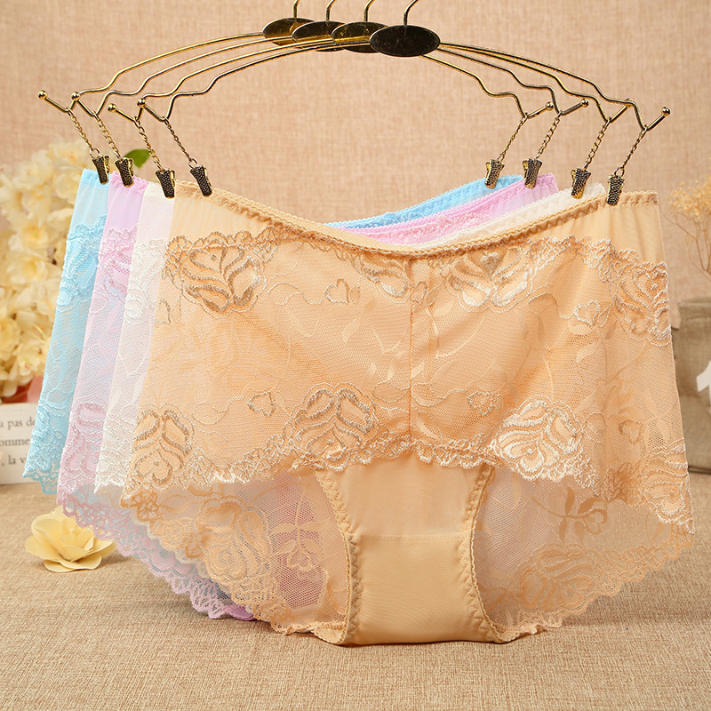ショーツ 花模様レースショーツガードル