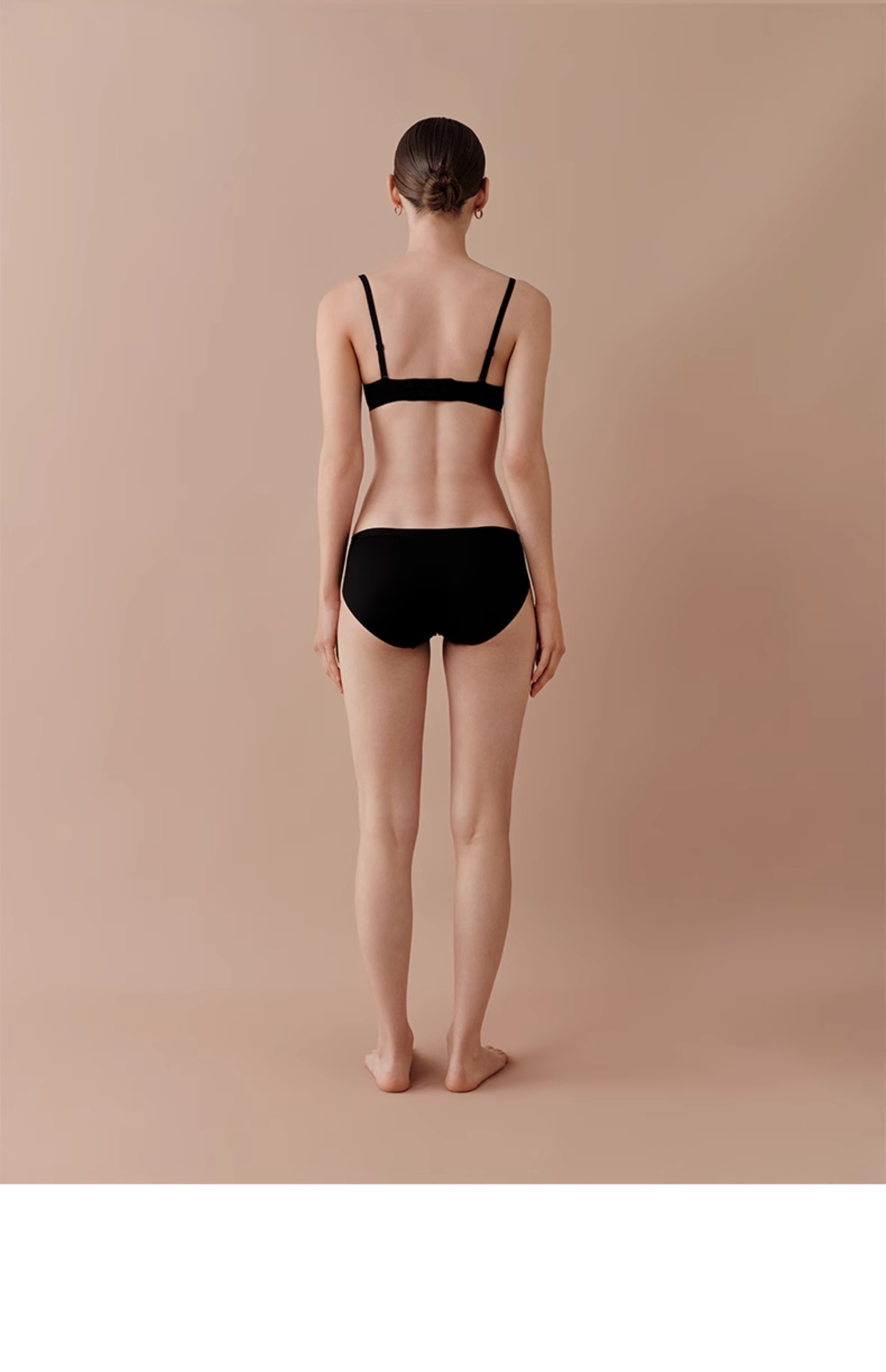 ショーツ シンプル立体ブラ ショーツセット