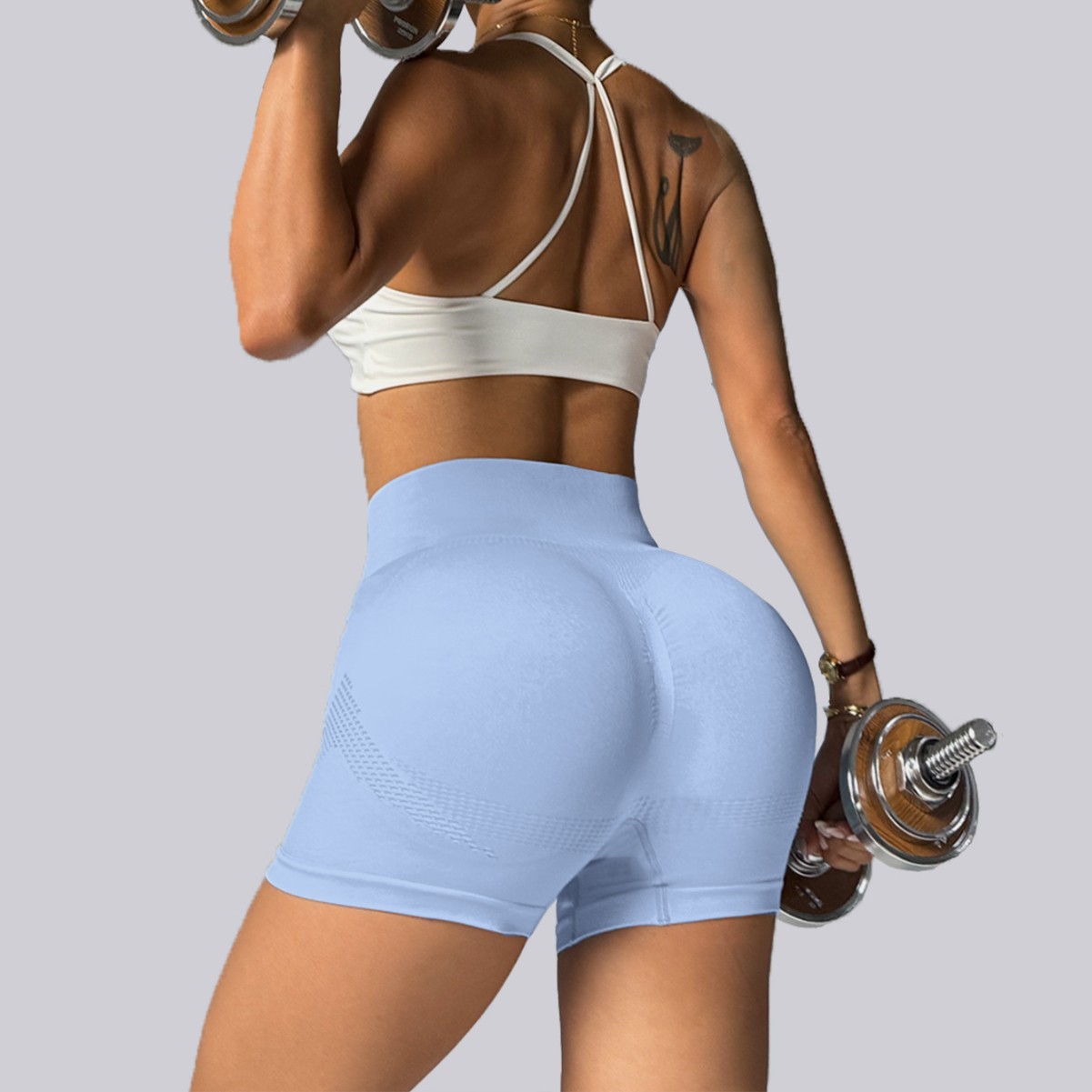 ショーツ シームレス美尻ハイウエストショーツ