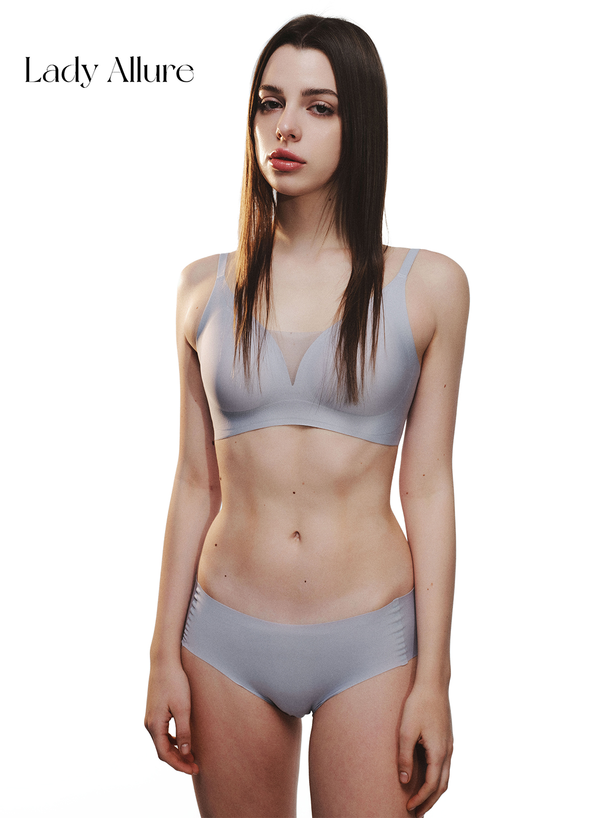 ショーツ シンプル美胸ノンワイヤーブラセット