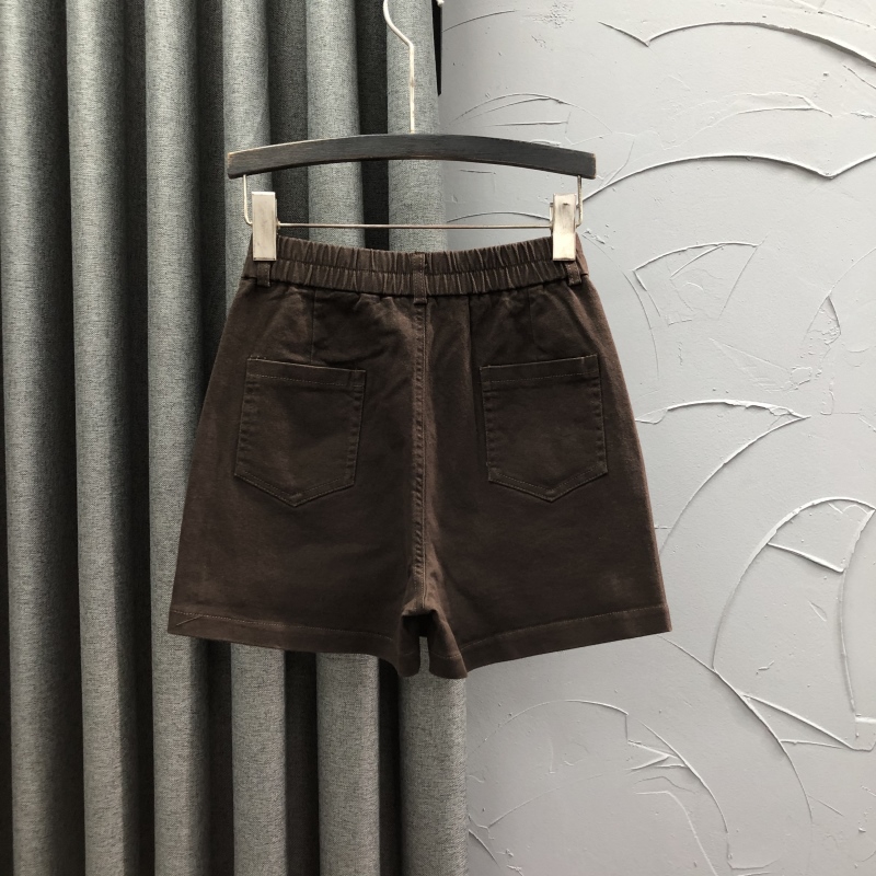 ショートパンツ スカート風デニムショートパンツ