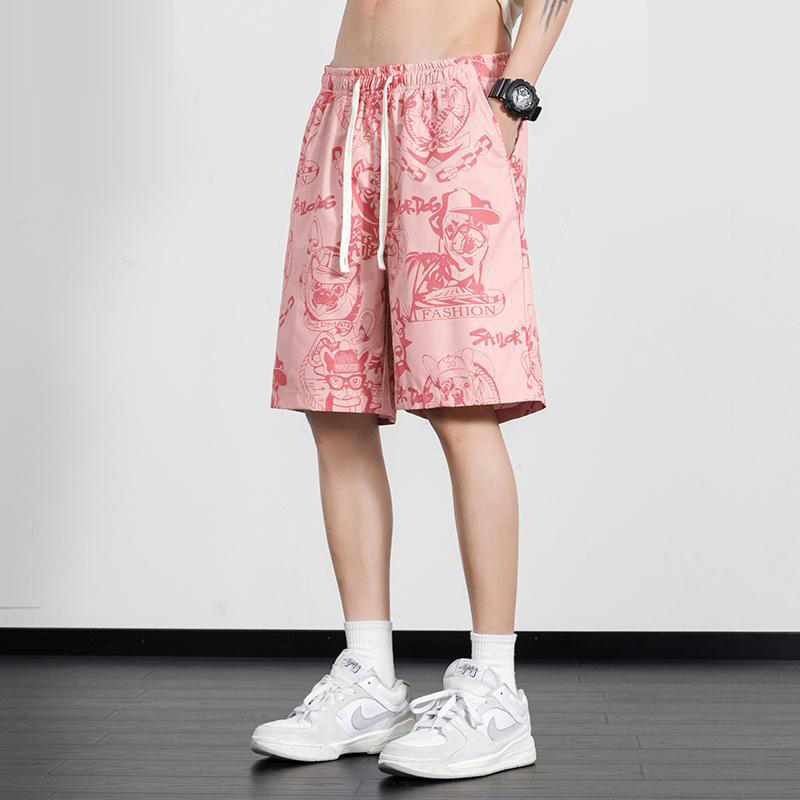 メンズ 海風柄 ショートパンツ 2025春夏新作 全5色