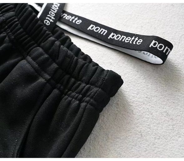 ショートパンツレディースレイヤード風スポーティー