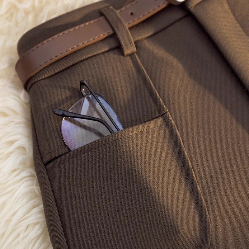 ショートパンツレディースベルト付き大きめポケットハイウエスト