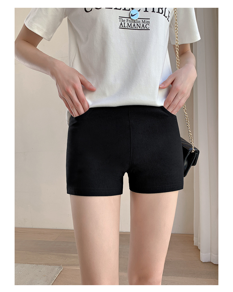 シンプルストレッチショートパンツ