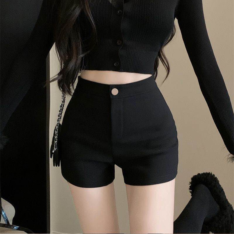 ハイウエストストレッチショートパンツ