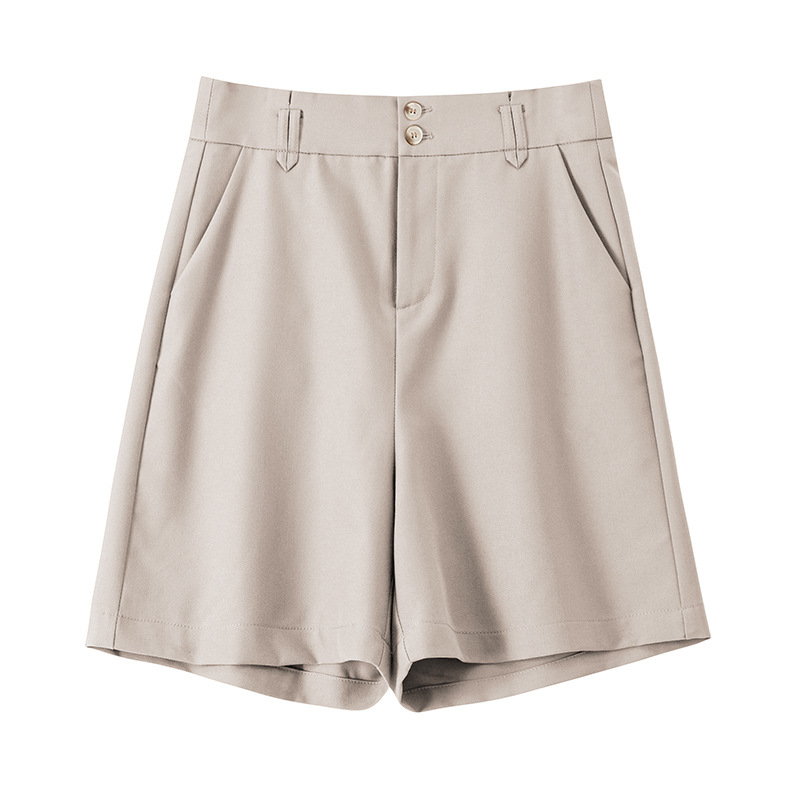 シンプル美シルエットショートパンツ