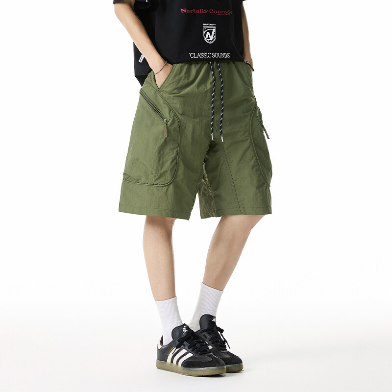 メンズ 作業着風 ショートパンツ 男女兼用 街系 春夏新作