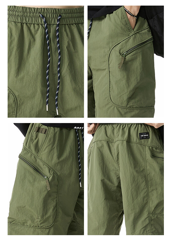 メンズ 作業着風 ショートパンツ 男女兼用 街系 春夏新作