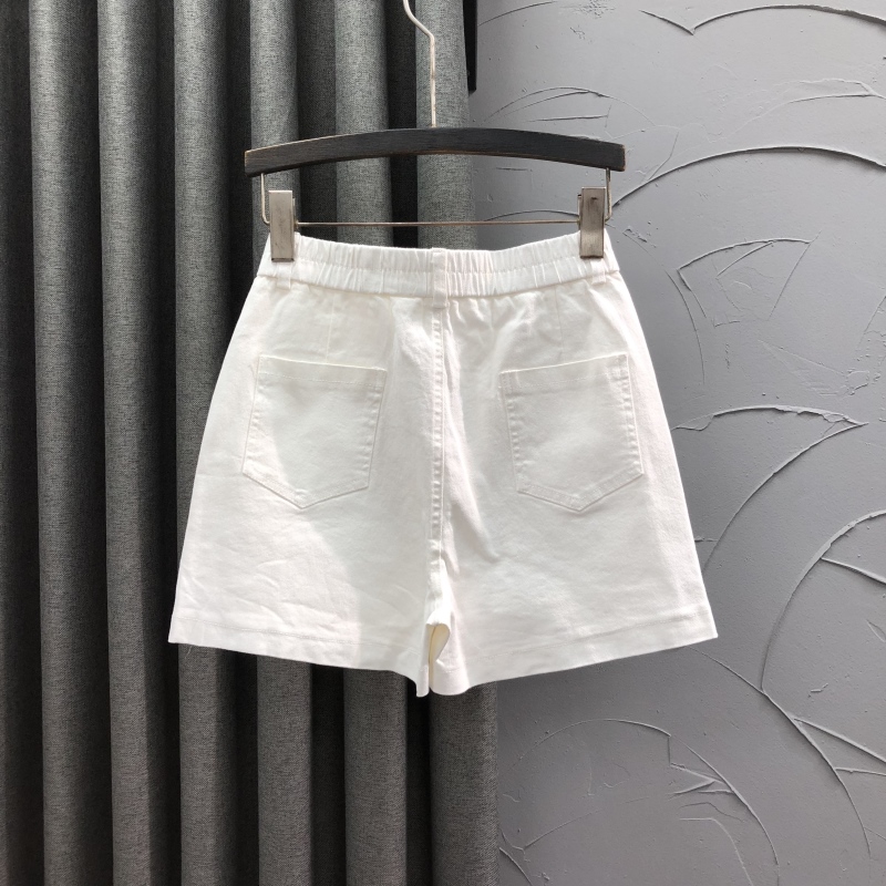 ショートパンツ スカート風デニムショートパンツ