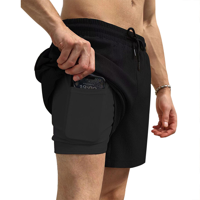 リラックスクレープショートパンツ