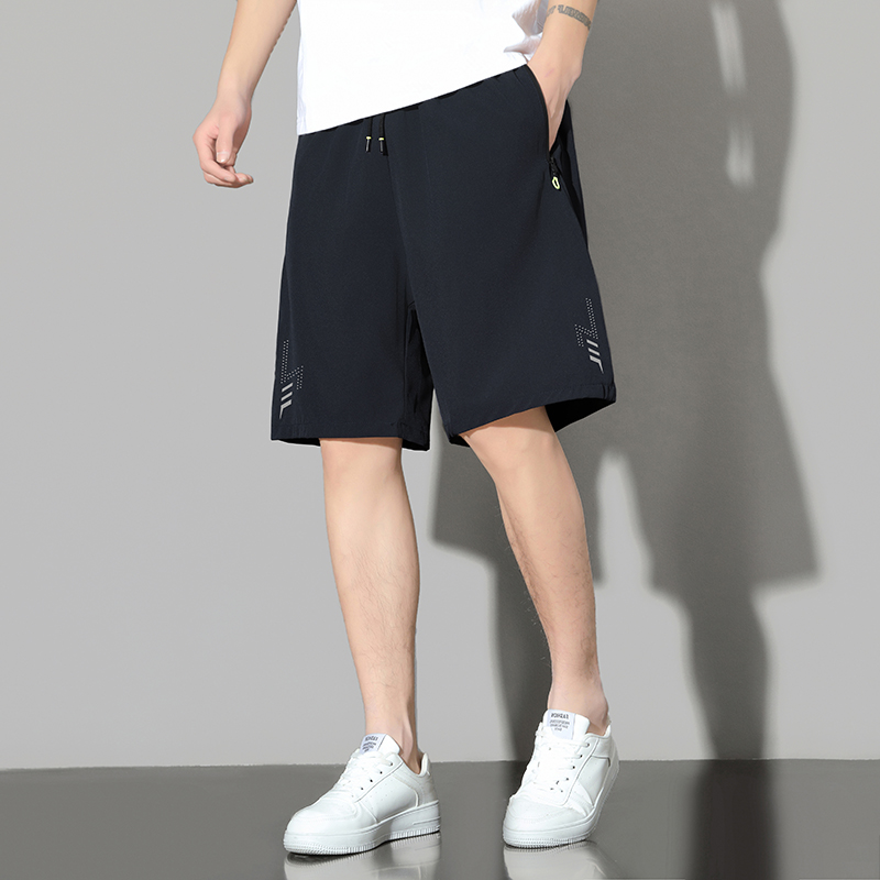 ショートパンツ 涼感ジップポケットショートパンツ