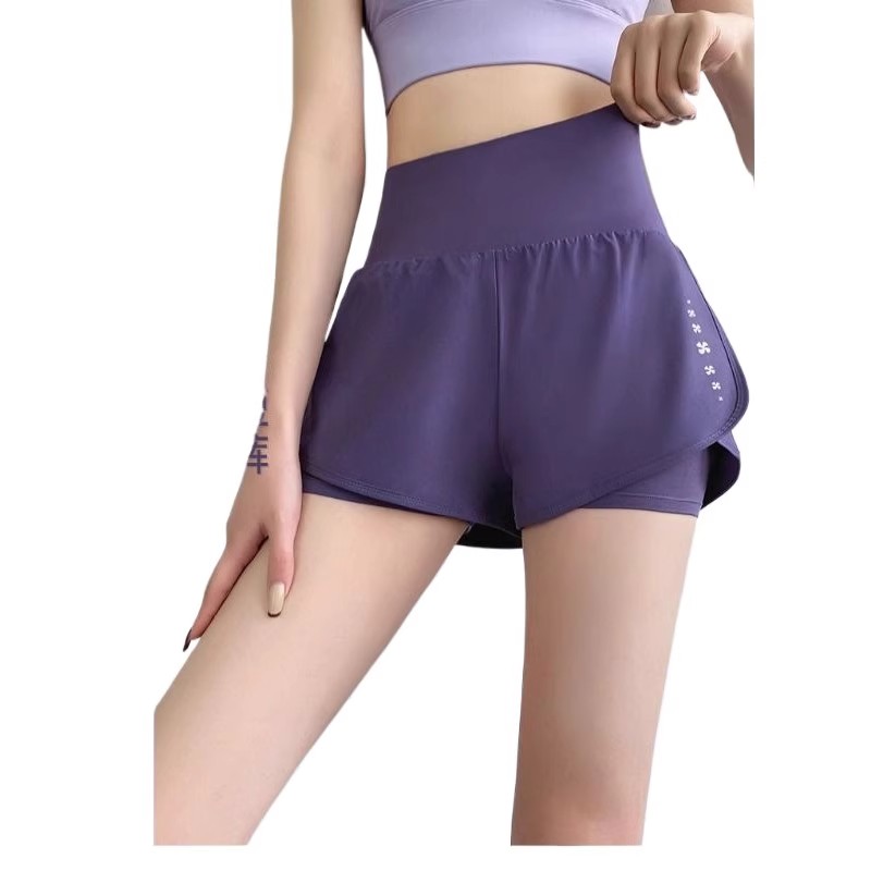 ショートパンツ 二層構造ポケット付きスポーツショーツ