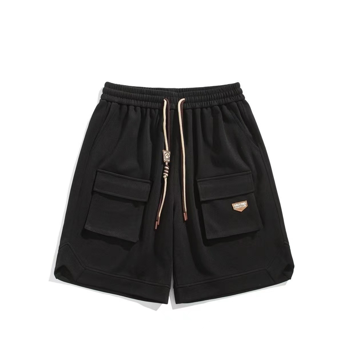 カーゴポケット付きゆったりショートパンツ