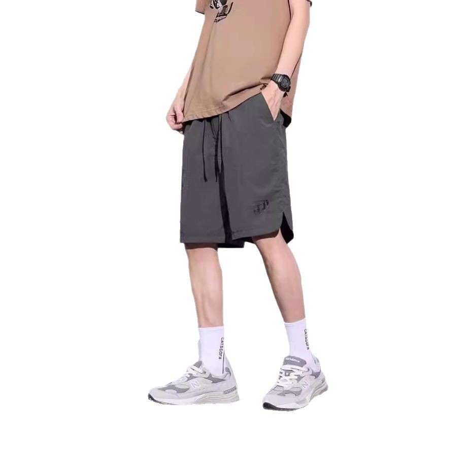 ショートパンツ リラックス紐付きハーフパンツ