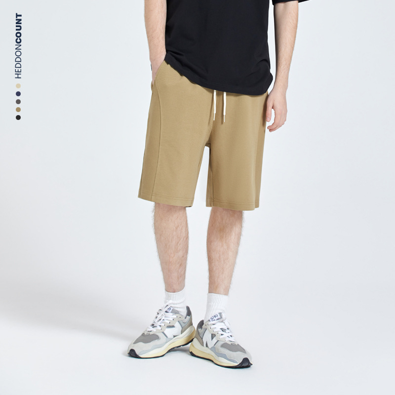 ショートパンツ メンズ 無地 夏用半ズボン 全8色展開 復古風短パン