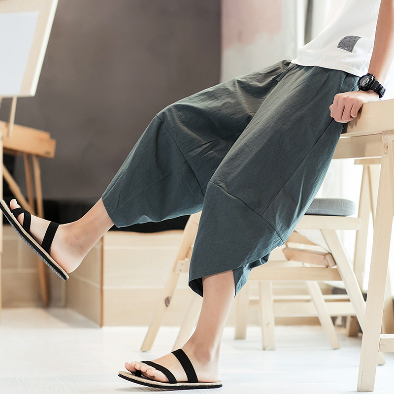 ショートパンツ 和風サルエルショートパンツ
