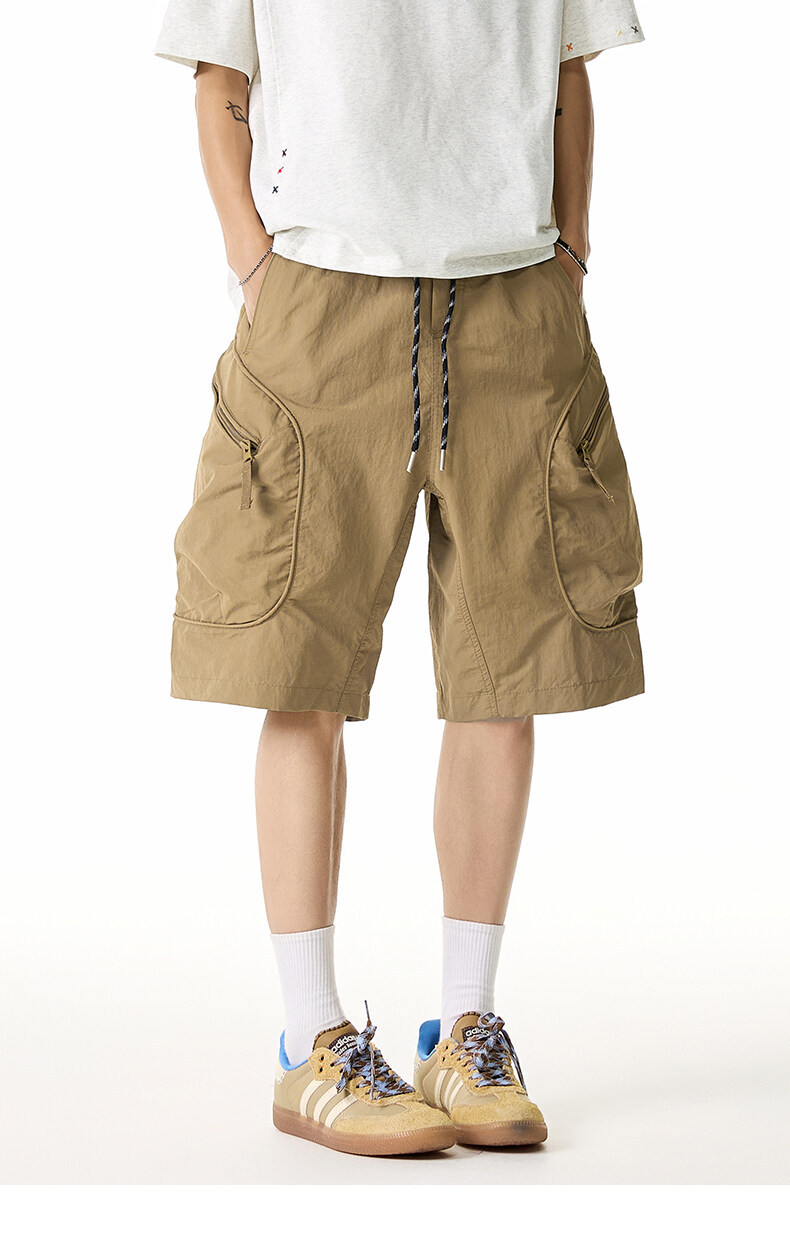 メンズ 作業着風 ショートパンツ 男女兼用 街系 春夏新作
