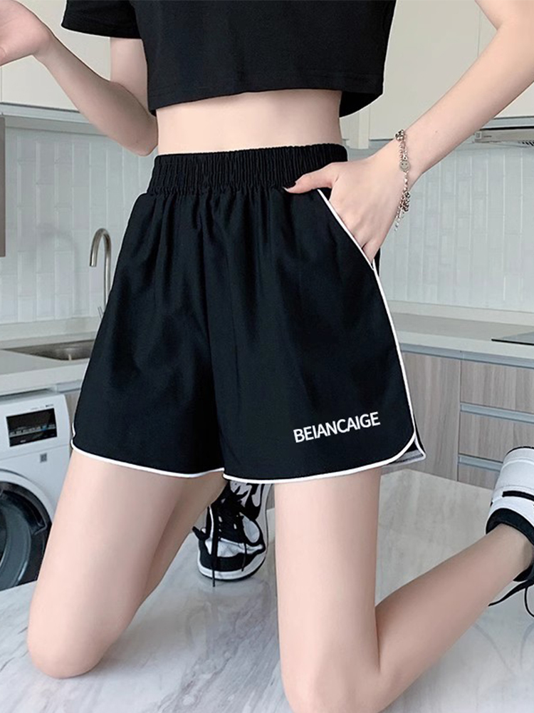 ショートパンツ シンプルラインショートパンツ