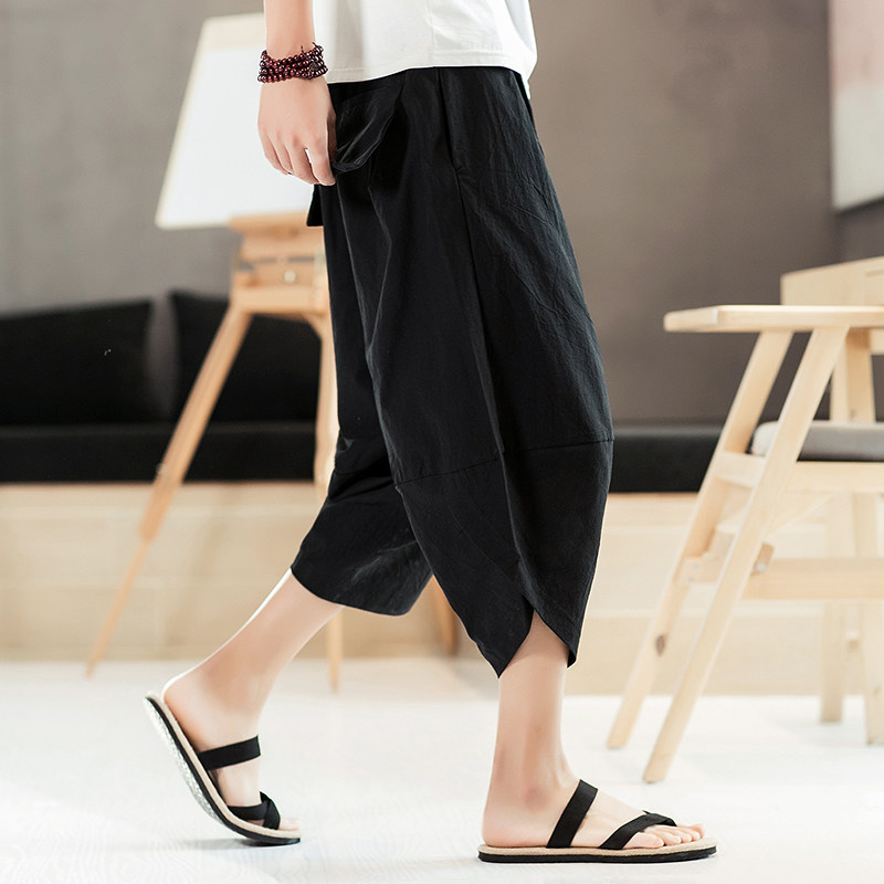 ショートパンツ 和風サルエルショートパンツ