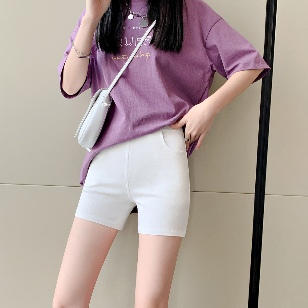 シンプルストレッチショートパンツ