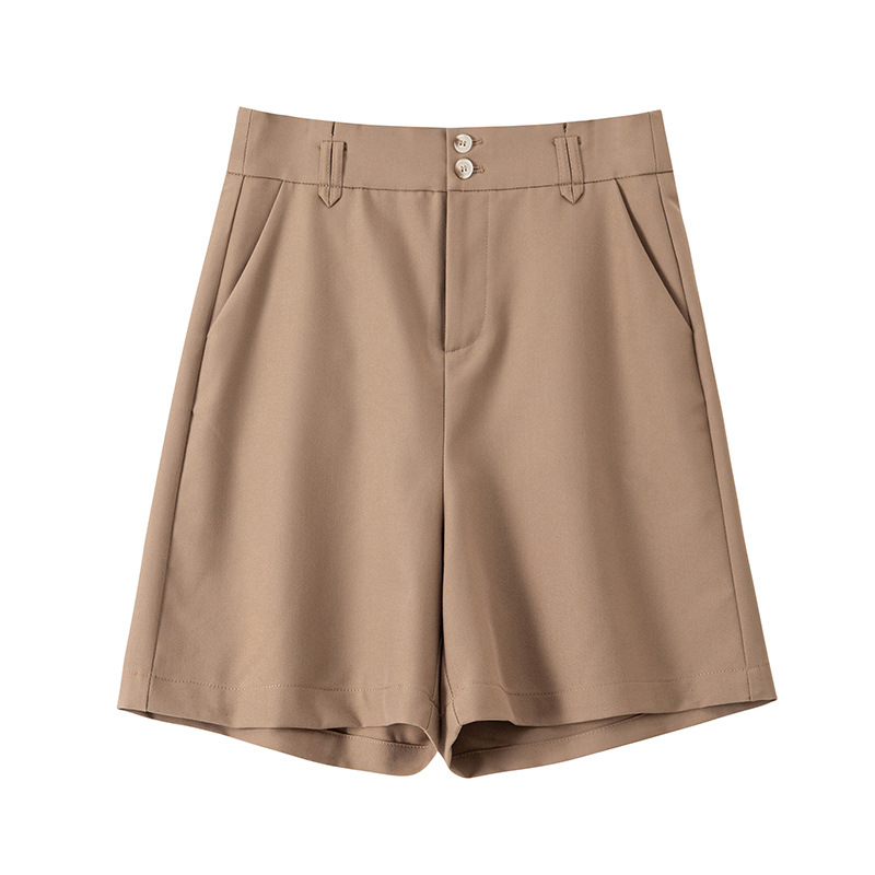 シンプル美シルエットショートパンツ