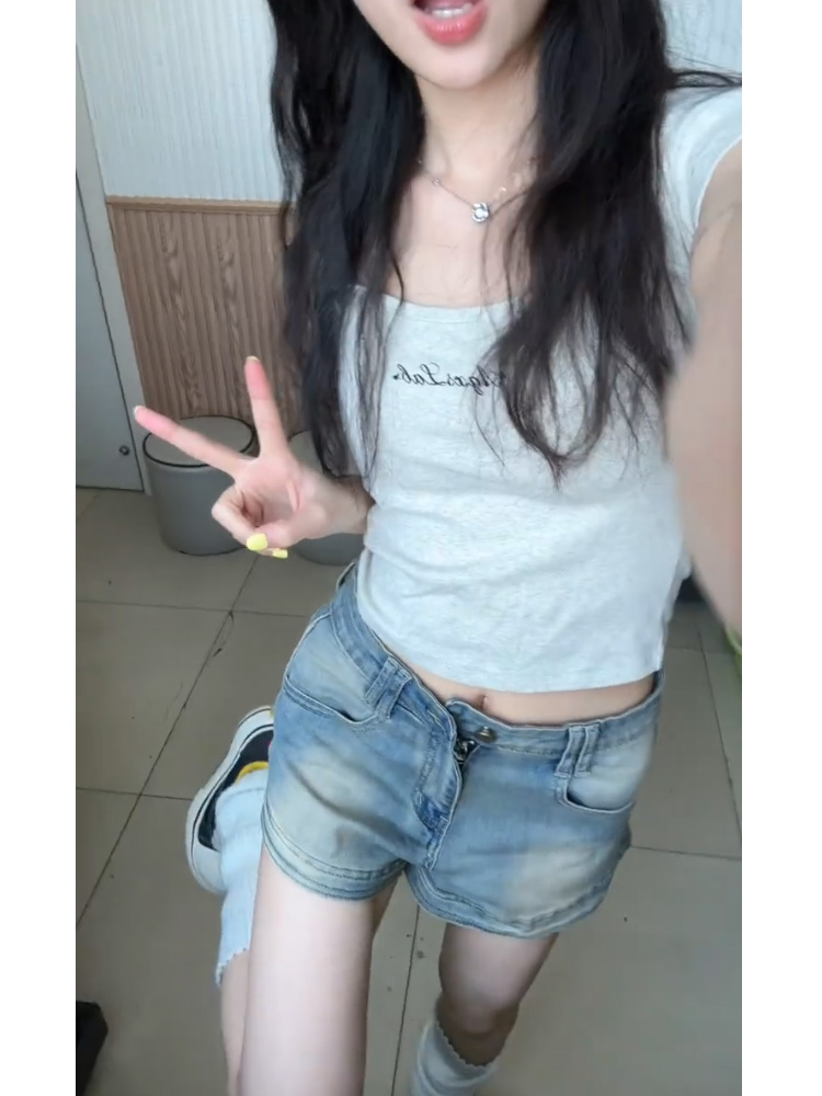 ショートパンツ ヴィンテージ風ロールアップショーツ