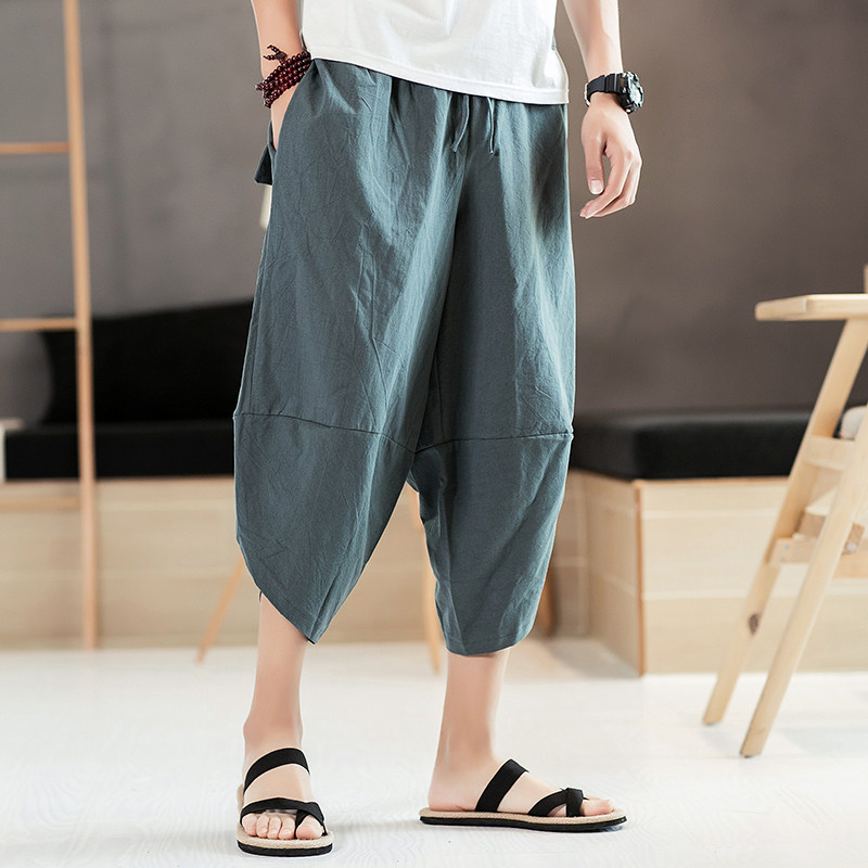 ショートパンツ 和風サルエルショートパンツ
