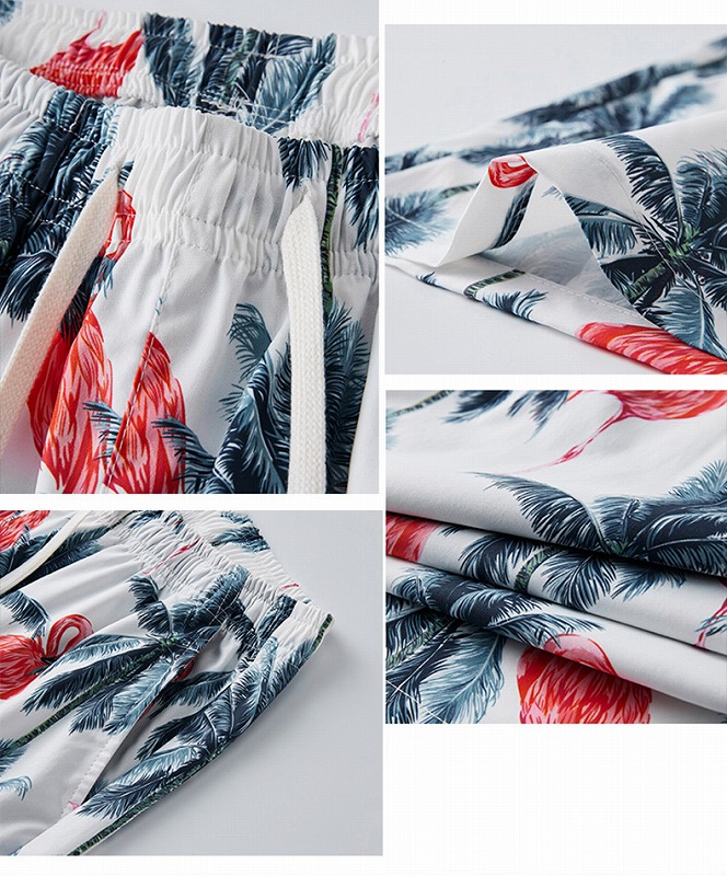 メンズ 海風柄 ショートパンツ 2025春夏新作 全5色