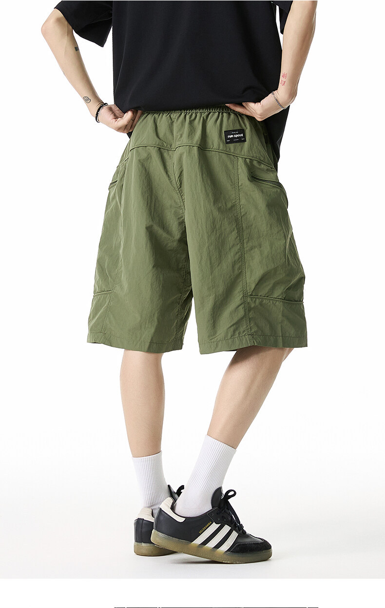 メンズ 作業着風 ショートパンツ 男女兼用 街系 春夏新作