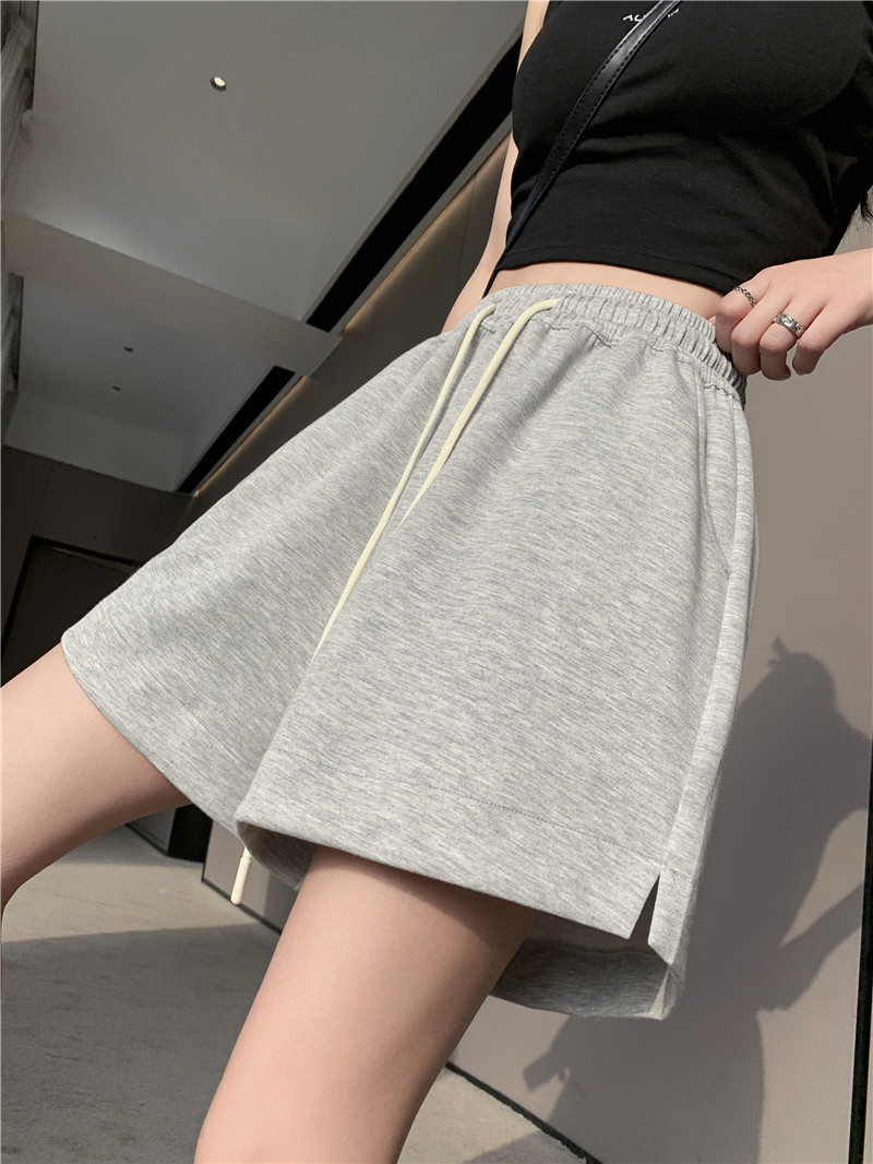 リラックスシルエット ドロストショートパンツ