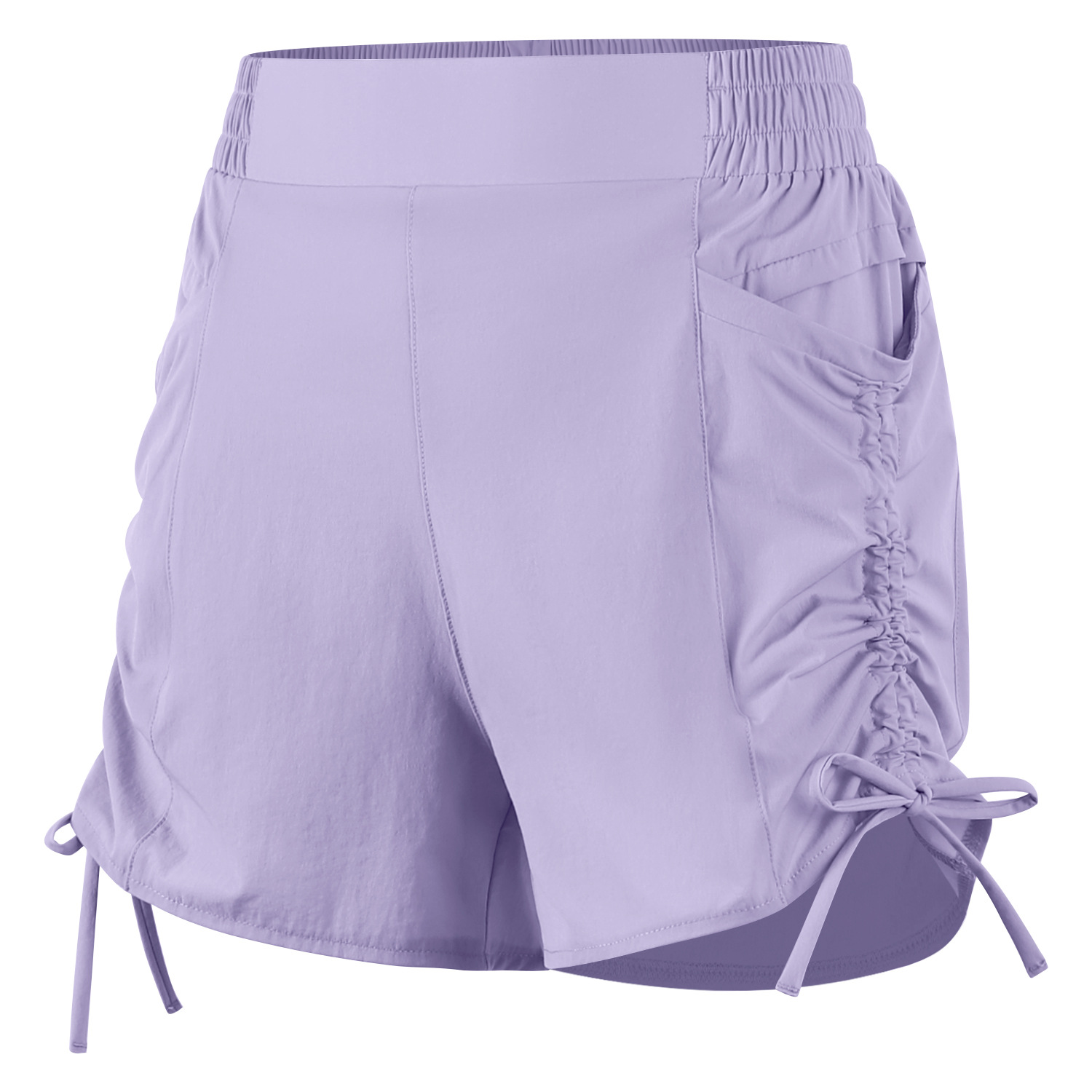 リボンデザイン ドレープショートパンツ