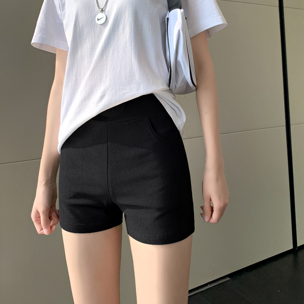 シンプルストレッチショートパンツ