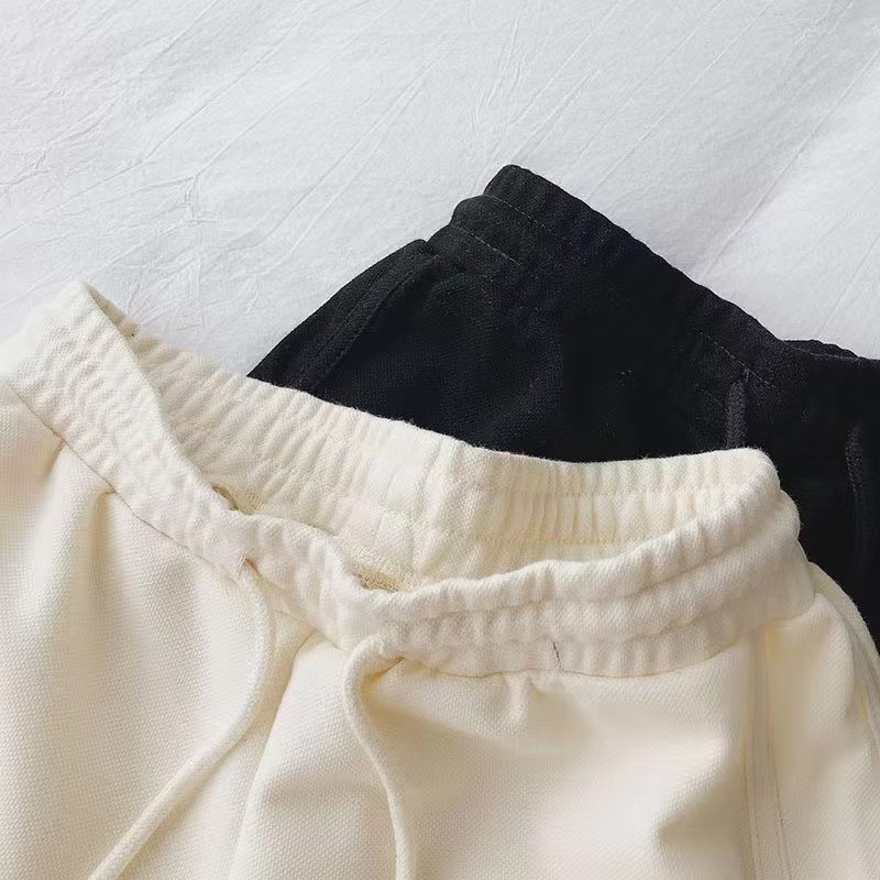 ショートパンツ リラックスワッペンショートパンツ