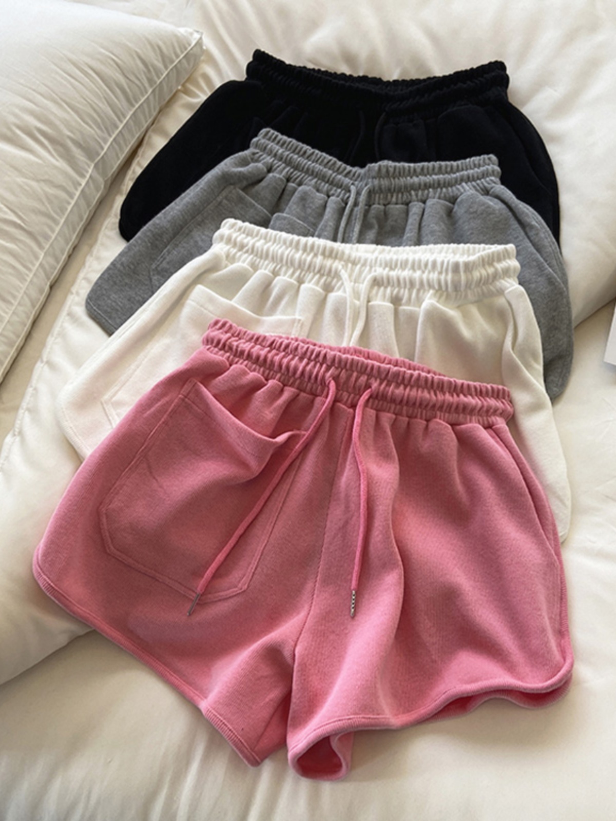 ショートパンツ ふわもこ裏起毛ショートパンツ