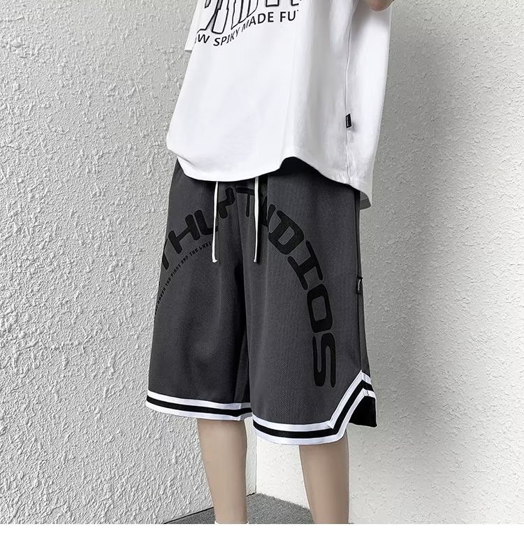 ショートパンツ アーバンストリート風バスケットパンツ
