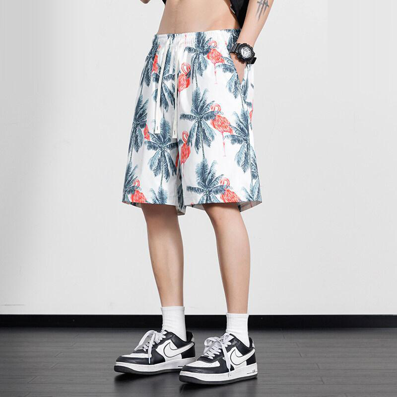 メンズ 海風柄 ショートパンツ 2025春夏新作 全5色