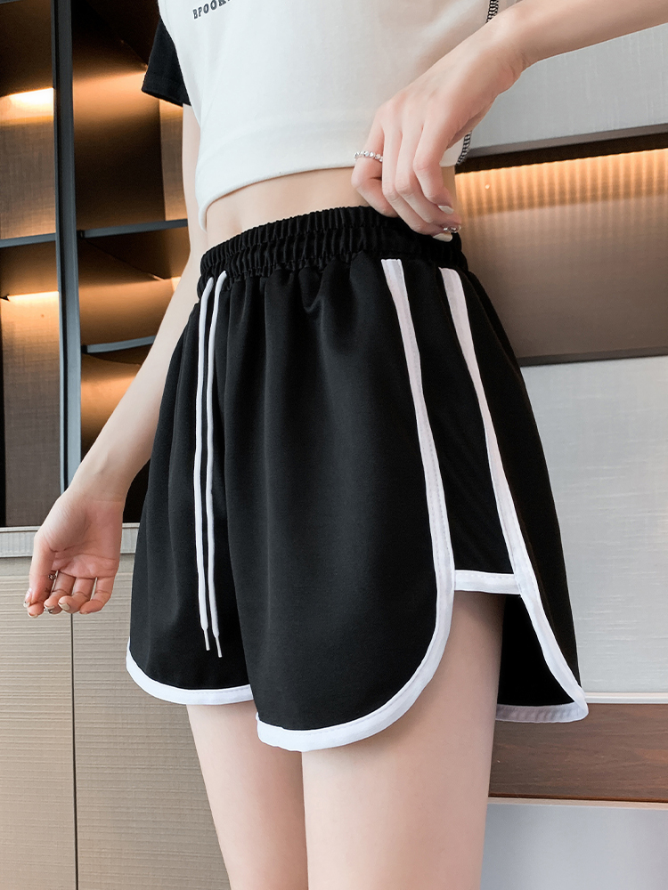 ショートパンツ ラインパイピングスポーティショートパンツ