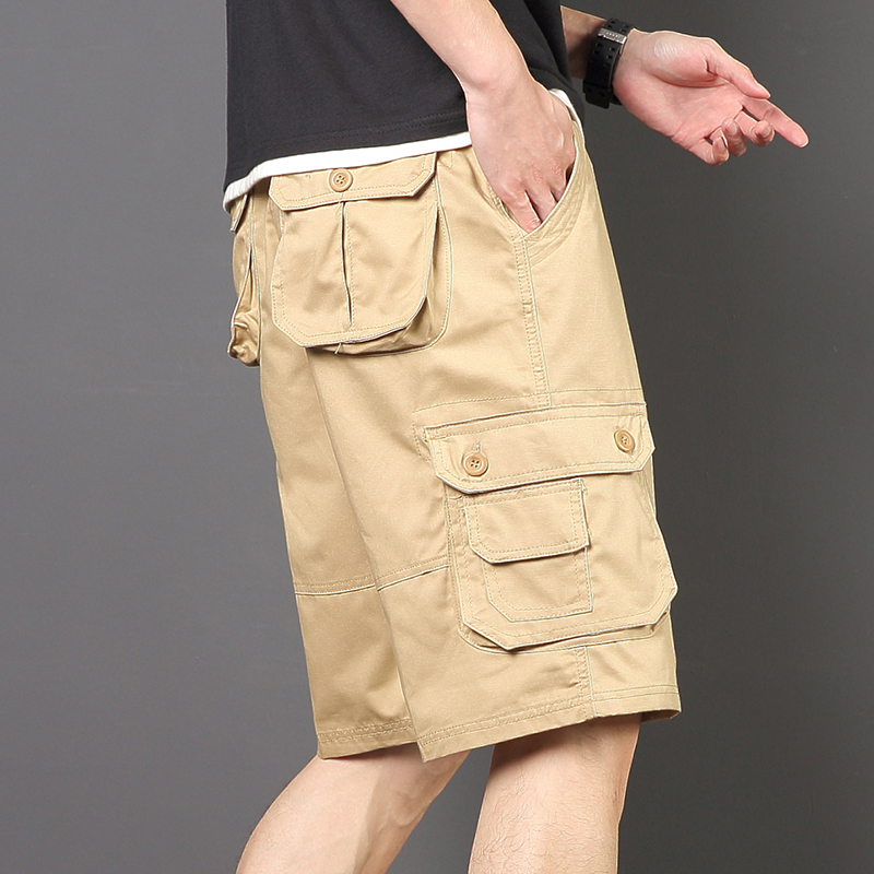 ショートパンツ 多機能ポケット付きアウトドアショートパンツ
