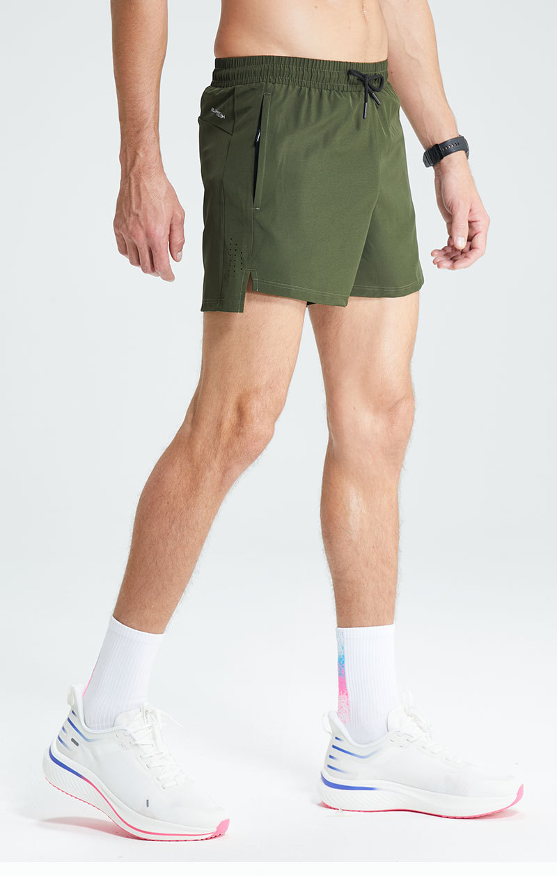 スポーティーサイドスリット入りショートパンツ