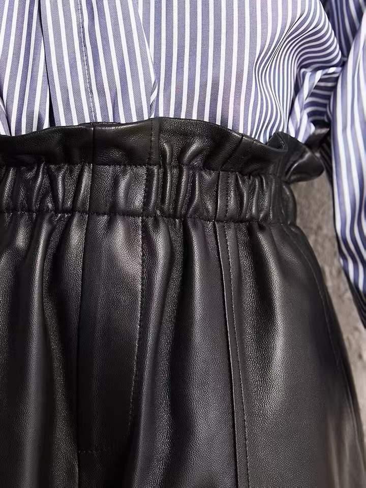 ゆったりウエストギャザーショートパンツ