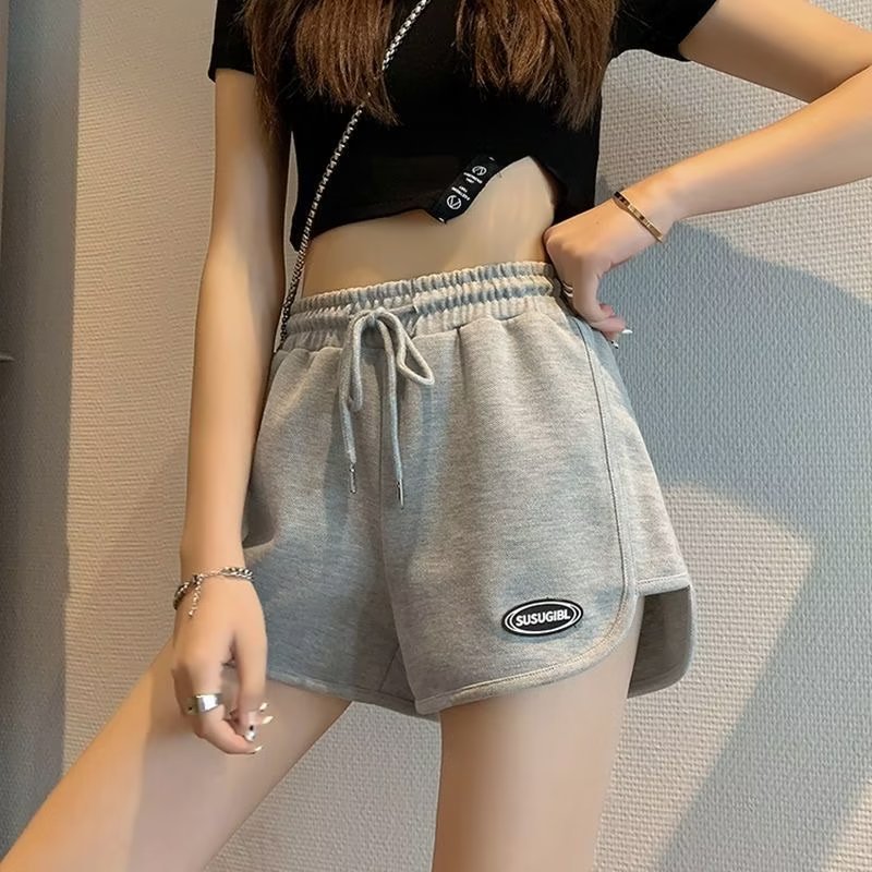 ショートパンツ リラックスワッペンショートパンツ