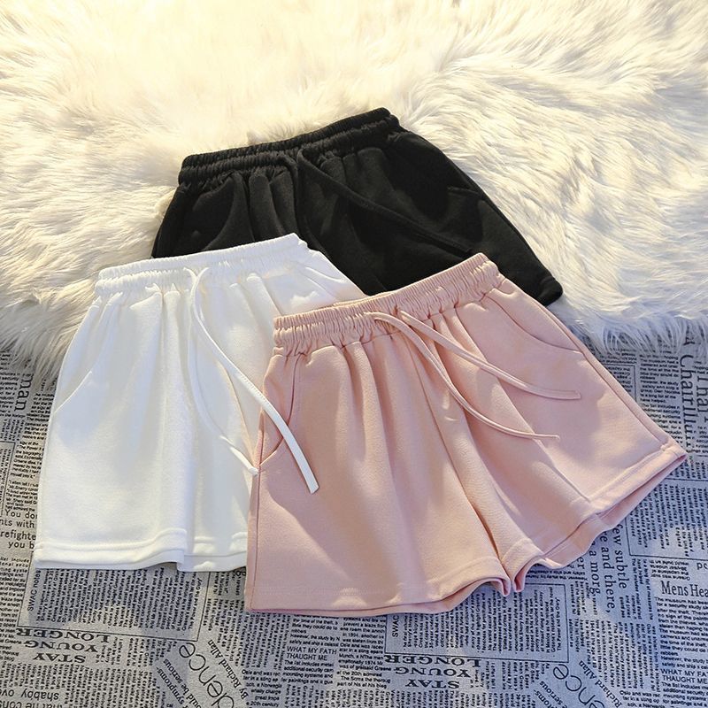 ショートパンツ やわらか素材ドロストショートパンツ