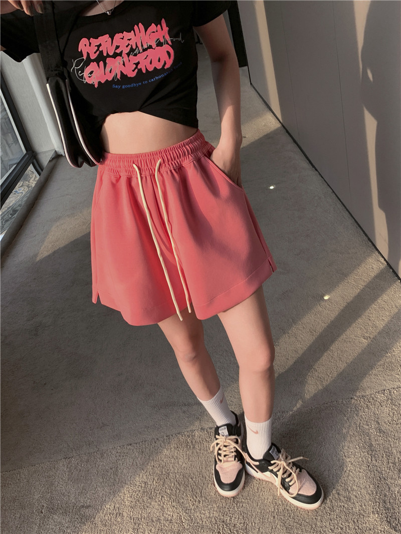 リラックスシルエット ドロストショートパンツ