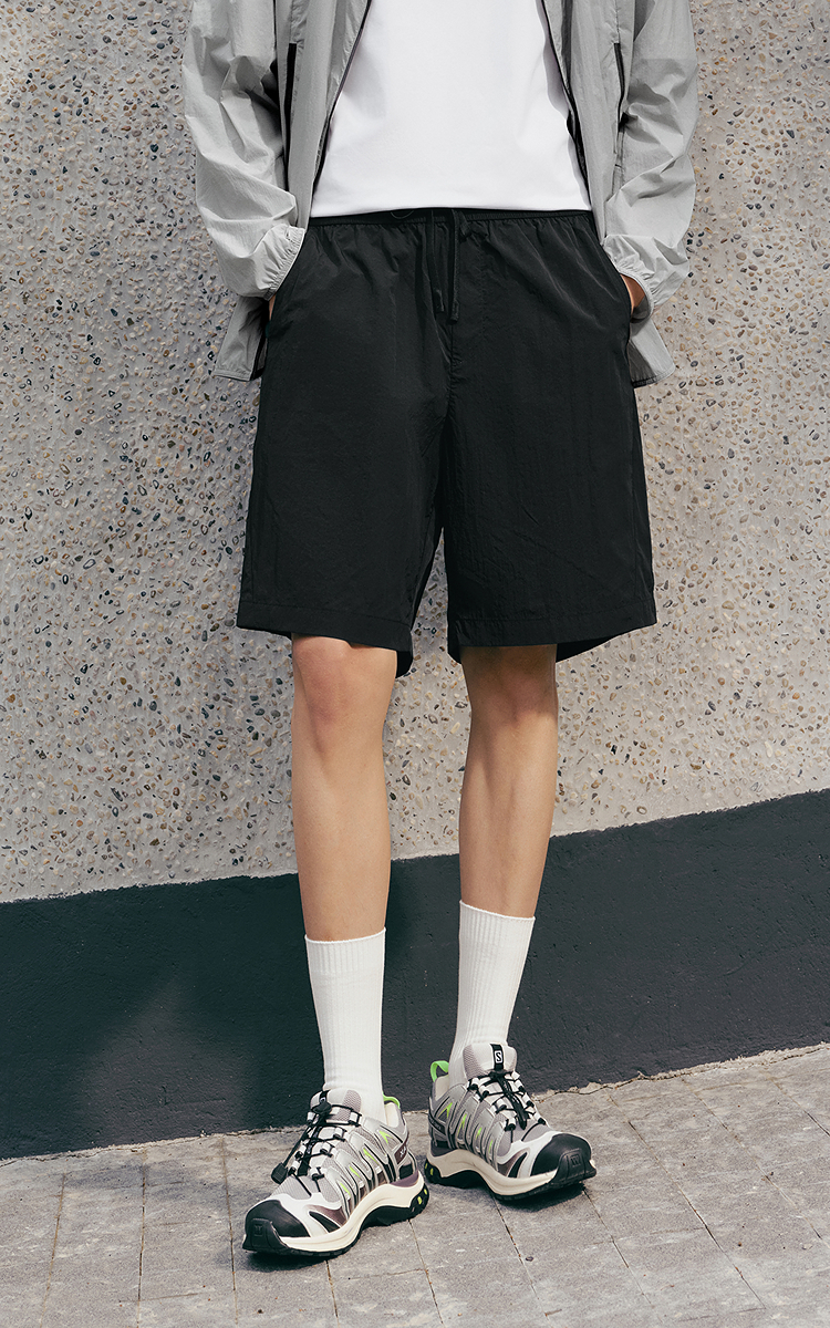 ショートパンツ しなやかリラックスハーフパンツ