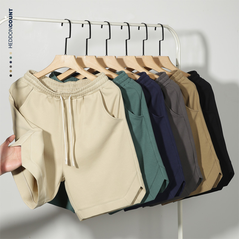 ショートパンツ メンズ 無地 夏用短パン 涼感素材 全8色展開